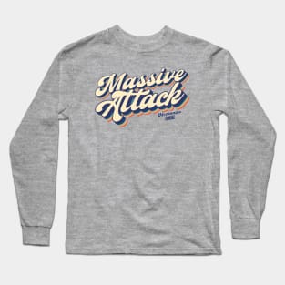 Massive Attack - Mezzanine / Retro Layered 90's Long Sleeve T-Shirt